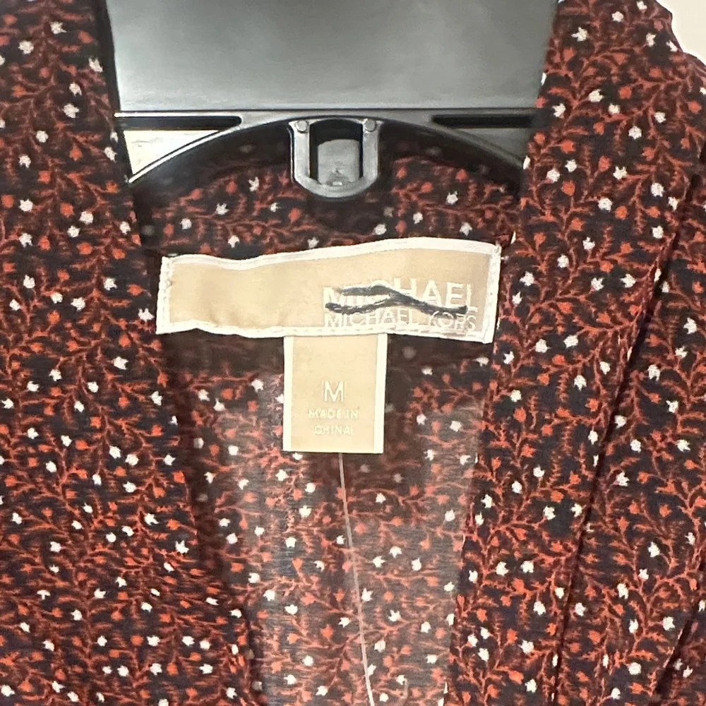 MICHAEL Michael Kors Speckled Maroon Blouse – Size Medium - Picture 4 of 4